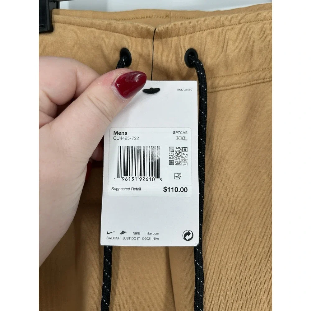 Nike Sportswear Tech Fleece Joggers Pants‎ Sweatpants Elemental Gold CU4495-722